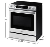 Samsung 6.3 Cu. Ft. Front-Control Induction Range - NE63BB891112AC | Cuisinière Samsung de 6,3 pi³ à induction avec commandes à l’avant – NE63BB891112AC | NE63B89W