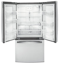 GE 18.6 Cu. Ft. Counter-Depth French-Door Refrigerator - GWE19JYLFS | Réfrigérateur GE de 18,6 pi³ à portes françaises de profondeur comptoir - GWE19JYLFS | GWE19JYL