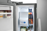 FRIGIDAIRE 22.2 CU.FT. SIDE/SIDE FRIDGE-SS 69.88" X 33"- GRSS2352AF | Réfrigérateur Frigidaire de 22,3 pi³ à compartiments juxtaposés - GRSS2352AF | GRSS235F