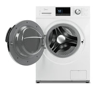 Midea 3.1 Cu. Ft. Front-Load Washer - MLH27N5AWWC | Laveuse Midea à chargement frontal de 3,1 pi3 - MLH27N5AWWC | MLH27N5W