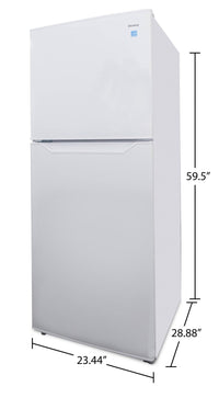 Danby 11.6 Cu. Ft. Top-Freezer Refrigerator - DFF116B2WDBL | Réfrigérateur Danby de 11,6 pi3 à congélateur supérieur - DFF116B2WDBL | DFF116BW