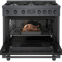 Bosch 800 Series 3.5 Cu. Ft. Dual Fuel Freestanding Range - HDS8645C | Cuisinière hybride amovible Bosch de série 800 - HDS8645C | HDS8645C