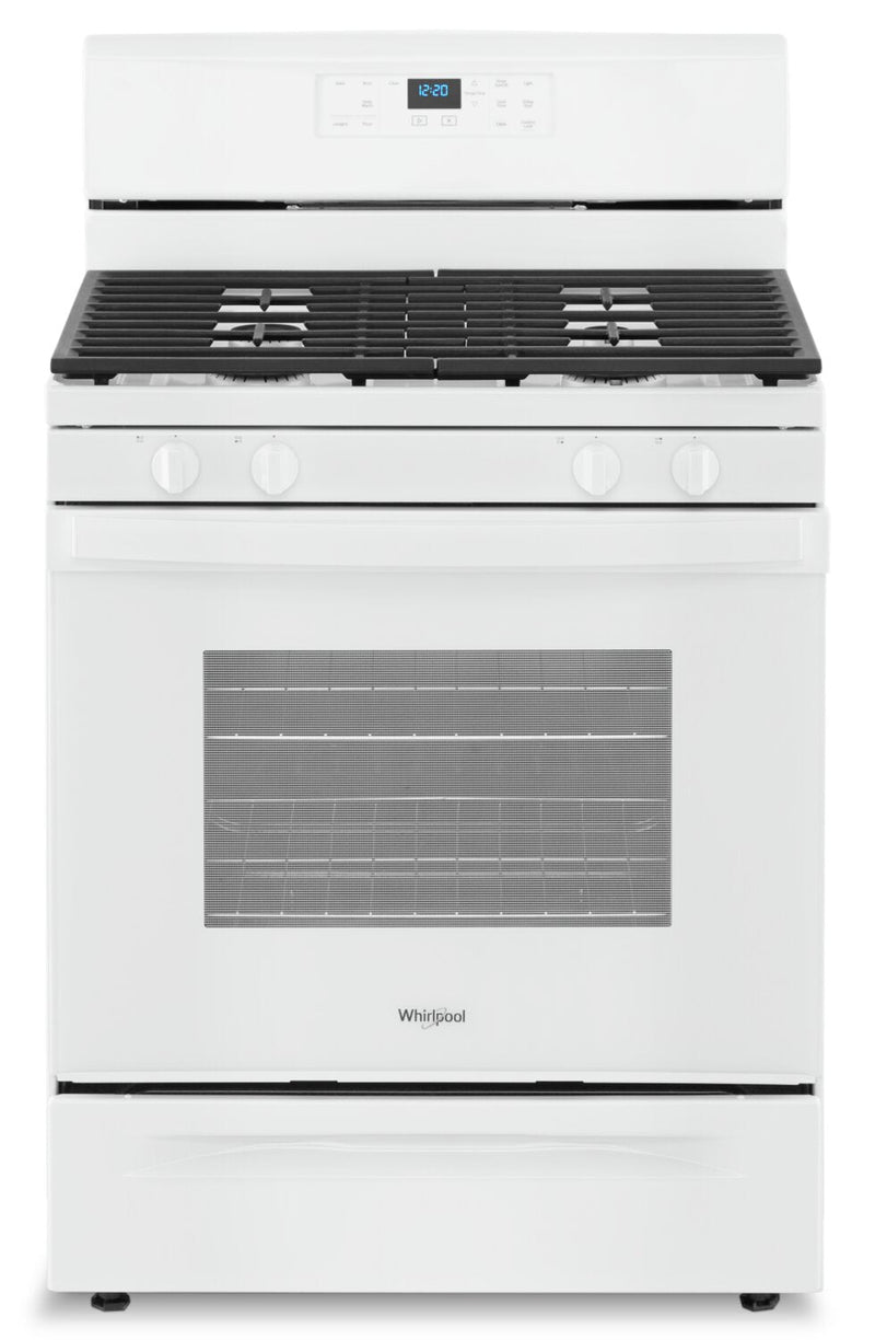 Whirlpool 5 Cu. Ft. Gas Range with Storage Drawer - WFG515S0MW | Cuisinière à gaz Whirlpool de 5 pi3 avec tiroir de rangement - WFG515S0MW | WFG515MW