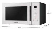 Samsung Bespoke 1.1 Cu. Ft. Countertop Microwave - MS11T5018AE/AC | Four à micro-ondes de comptoir Bespoke Samsung de 1,1 pi3 – MS11T5018AE/AC | MS11T5WG