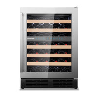 Hisense 4.9 Cu. Ft. 46-Bottle Dual Zone Wine Cooler - HWD46029SS | Refroidisseur à vin à 2 zones Hisense de 4,9 pi3 pour 46 bouteilles - HWD46029SS | HWD4629S