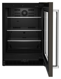KitchenAid 5.2 Cu. Ft. Right-Opening Under-Counter Refrigerator - KURR314KBS | Réfrigérateur sous le comptoir KitchenAid de 5,2 pi³ avec ouverture vers la droite - KURR314KBS | KURR314B