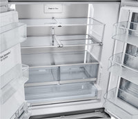 LG 26 Cu. Ft. Smart InstaView® Counter-Depth MAX™ Refrigerator - LRYKC2606S | Réfrigérateur LG de 26 pi³ de profondeur comptoir MAXMC avec hublot Smart InstaViewMD - LRYKC2606S | LRYKC26S