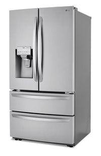 LG 28 Cu. Ft. Smart Double-Freezer Refrigerator with Craft Ice Maker - LRMXS2806S | Réfrigérateur intelligent LG de 28 pi³ à deux congélateurs et machine à glaçons - LRMXS2806S | LRMXS28S
