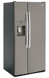 GE 23 Cu. Ft. Side-by-Side Refrigerator - GSS23GMPES | Réfrigérateur GE de 23 pi3 à compartiments juxtaposés - GSS23GMPES | GSS23GMS