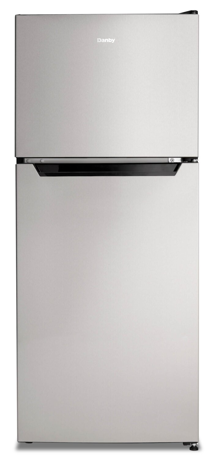 Danby 4.2 Cu. Ft. Top-Mount Compact Refrigerator - DCRD042C1BSSDB-3 | Réfrigérateur compact Danby de 4,2 pi³ à congélateur supérieur – DCRD042C1BSSDB-3 | DCRD042C
