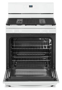 Whirlpool 5 Cu. Ft. Gas Range with Storage Drawer - WFG515S0MW | Cuisinière à gaz Whirlpool de 5 pi3 avec tiroir de rangement - WFG515S0MW | WFG515MW