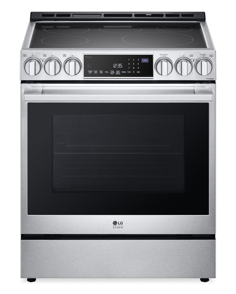 LG STUDIO 6.3 Cu. Ft. InstaView® Electric Slide-In Range - LSES6338F | Cuisinière électrique encastrée LG STUDIO de 6,3 pi³ avec hublot InstaViewMD - LSES6338F | LSES633F