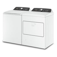 Whirlpool 5.2 Cu. Ft. Top-Load Washer and 7 Cu. Ft. Gas Dryer - White | Laveuse à chargement par le haut de 5,2 pi³ et sécheuse à gaz de 7 pi³ de Whirlpool - blanches | WHTL50LG