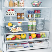 LG 28 Cu. Ft. French-Door Refrigerator with InstaView™ Door-in-Door® - LFXS28596S - Refrigerator in Smudge Resistant Stainless Steel