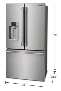 Frigidaire Professional 22.6 Cu. Ft. French-Door Counter-Depth Refrigerator - PRFC2383AF | Réfrigérateur Frigidaire Professional de 22,6 pi³ de profondeur comptoir à portes françaises - PRFC2383AF | PRFC2383