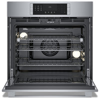 Bosch 4.6 Cu. Ft. 800 Series Smart Single Wall Oven - HBL8454UC | Four mural simple intelligent Bosch de série 800 de 4,6 pi3 - HBL8454UC | HBL8454C