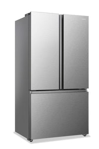 Hisense 22.5 Cu. Ft. Counter-Depth French-Door Refrigerator - RF225A3CSE | Réfrigérateur Hisense de 22,5 pi³ à portes françaises de profondeur comptoir - RF225A3CSE | RF22A3CS
