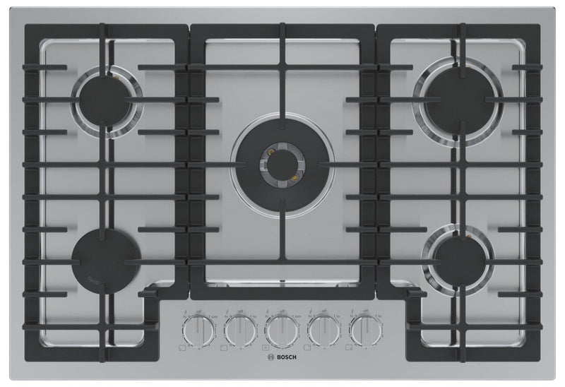 Bosch 800 Series 30" Gas Cooktop - NGM8058UC | Surface de cuisson à gaz Bosch de série 800 de 30 po - NGM8058UC | NGM805SS