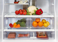 GE Profile 20.8 Cu. Ft. Fingerprint-Resistant French-Door Refrigerator - PNE21NYRKFS | Réfrigérateur GE Profile 20,8 pi³ à portes françaises, résistant aux traces de doigts - PNE21NYRKFS | PNE21NYS
