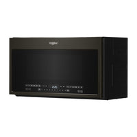 Whirlpool 2.1 Cu. Ft. Over-the-Range Microwave with Steam Cooking - YWMH54521JV - Over-the-Range Microwave in Fingerprint Resistant Black Stainless Steel 