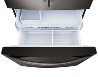 LG 22 Cu. Ft. Smart Counter-Depth French-Door Refrigerator - LFXC22526D - Refrigerator in PrintProof™ Black Stainless Steel