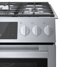 Bosch 800 Series 4.6 Cu. Ft. Dual Fuel Range with Warming Drawer - HDI8056C | Cuisinière hybride Bosch de série 800 de 4,6 pi3 avec tiroir-réchaud - HDI8056C | HDI8056C