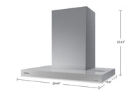 Samsung Bespoke 30" 6 Series Smart Chimney Range Hood - NK30CB600WCGAA  | Hotte cheminée intelligente de cuisinière Bespoke de Samsung 30 po de série 6 - NK30CB600WCGAA  | NK30CB6G