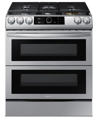Samsung 6.5 Cu. Ft. Flex Duo™ Front-Control Dual Fuel Range - NY63T8751SS/AA - Dual Fuel Range in Fingerprint Resistant Stainless Steel