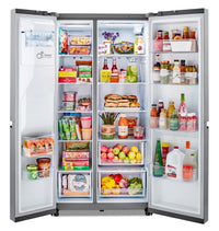 LG 27 Cu. Ft. Side-by-Side Refrigerator - LRSXS2706V | Réfrigérateur LG de 27 pi3 à compartiments juxtaposés - LRSXS2706V | LRSXS27V