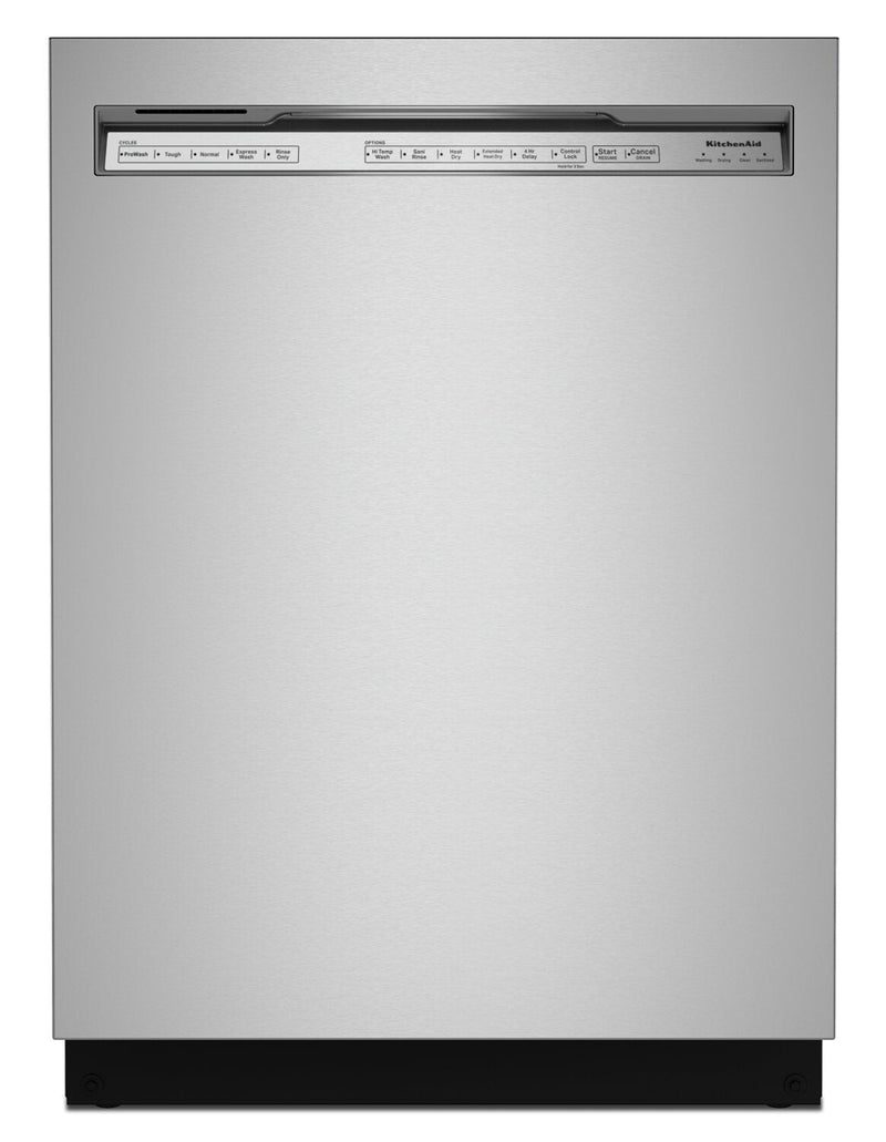 KitchenAid 39 dB Front-Control Dishwasher with Third Level Rack - KDFE204KPS | Lave-vaisselle KitchenAid de 39 dB avec commandes à l'avant et 3e panier - KDFE204KPS | KDFE20KP