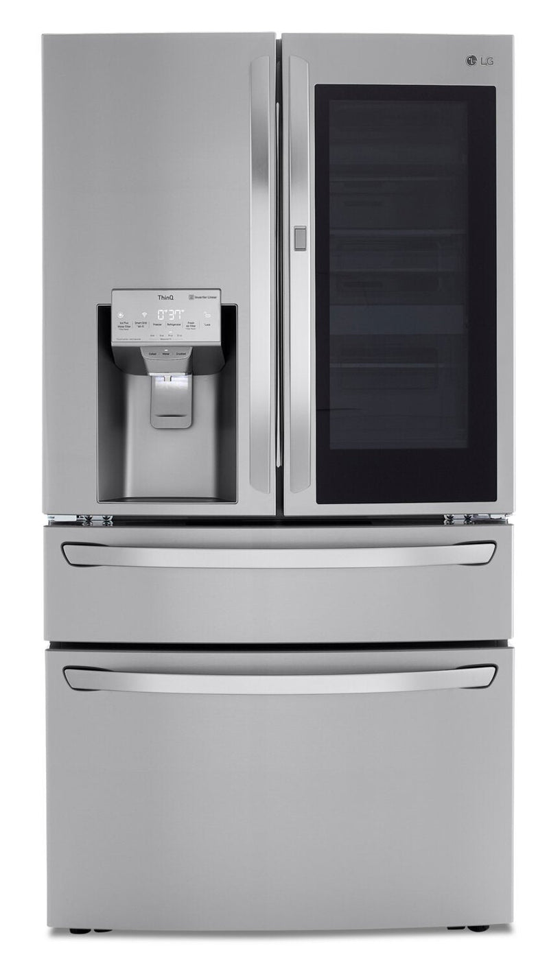 LG 30 Cu. Ft. French-Door Refrigerator with InstaView™ Door-in-Door® - LRMVS3006S | Réfrigérateur LG 30 pi³ portes françaises et système InstaViewMC porte dans la porteMD – LRMVS3006S | LRMVS30S