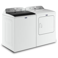 Maytag 5.4 Cu. Ft. Pet Pro Top-Load Washer and 7 Cu. Ft. Gas Dryer - White | Laveuse Pet Pro à chargement par le haut de 5,4 pi3 et sécheuse à gaz de 7 pi3 de Maytag – blanches | MATL65WG