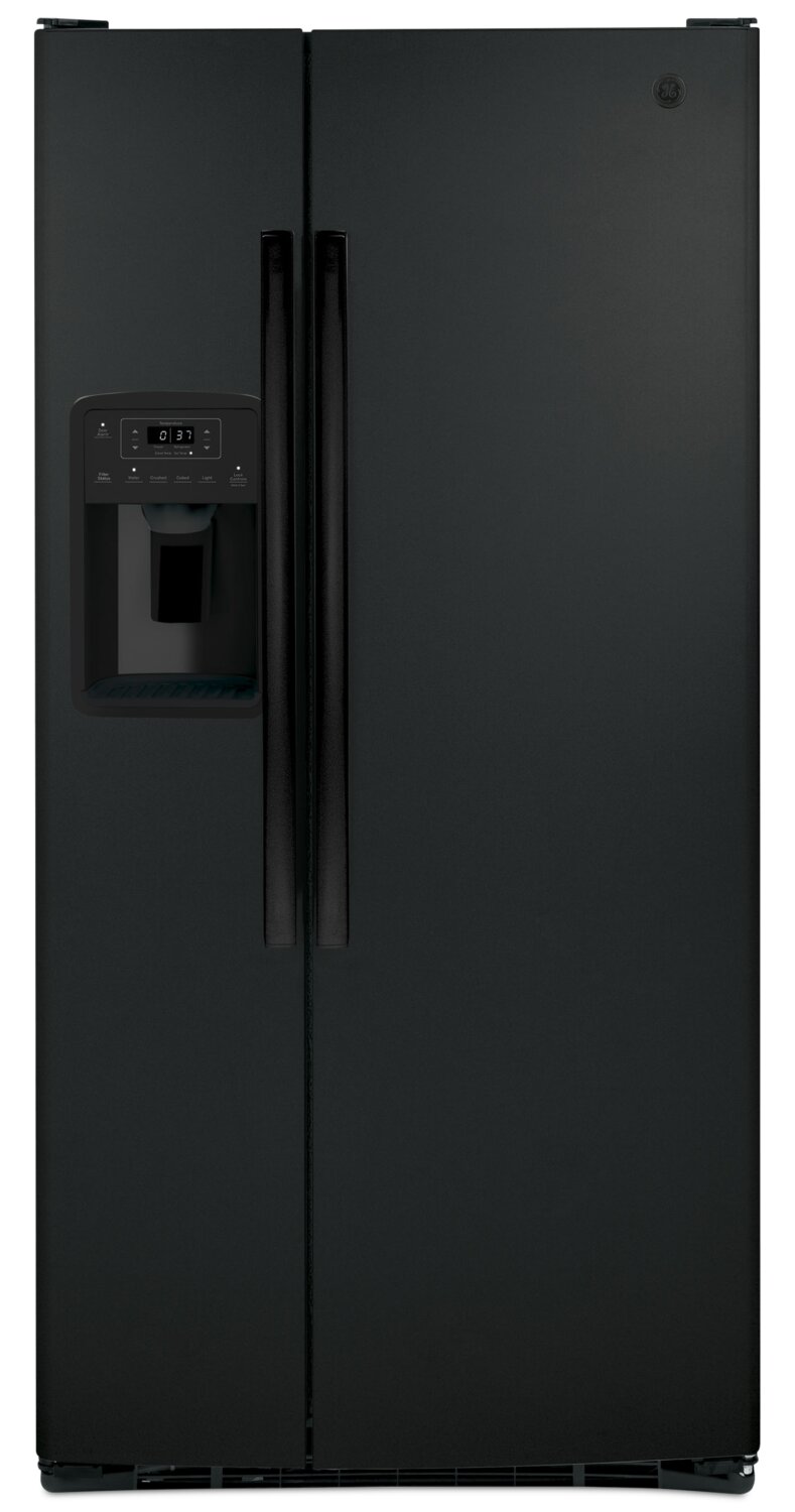 GE 23 Cu. Ft. Side-by-Side Refrigerator - GSS23GGPBB | Réfrigérateur GE de 23 pi3 à compartiments juxtaposés - GSS23GGPBB | GSS23GGB
