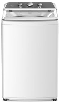 Midea 4.3 Cu. Ft. Top-Load Washer and 6.7 Cu. Ft. Electric Dryer - White  | Laveuse à chargement par le haut de 4,3 pi³ et sécheuse électrique de 6,7 pi³ de Midea - blanches  | MITL43AW