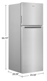 Whirlpool 12.9 Cu. Ft. Top-Freezer Refrigerator - WRT313CZLZ | Réfrigérateur Whirlpool de 12,9 pi³ à congélateur supérieur - WRT313CZLZ | WRT313LZ