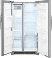 Frigidaire 25.6 Cu. Ft. Side-by-Side Refrigerator - FRSS2623AS | Réfrigérateur Frigidaire de 25,6 pi³ à compartiments juxtaposés - FRSS2623AS | FRSS262S