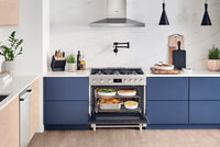 Bosch 800 Series 3.5 Cu. Ft. Dual Fuel Freestanding Range - HDS8655C | Cuisinière hybride amovible Bosch de série 800 - HDS8655C | HDS8655C