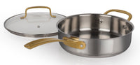 Cuisinart Metal Expressions 9-Piece Stainless Steel Cookware Set - 71-9BGDC | Batterie de cuisine 9 pièces Cuisinart de la série Metal Expressions en acier inoxydable - 71-9BGDC | 719BGDCS