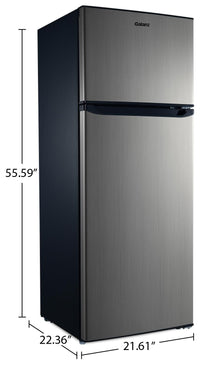 Galanz 7.6 Cu. Ft. Compact Top-Freezer Refrigerator - GLR76TS1E  | Réfrigérateur Galanz compact de 7,6 pi3 à congélateur supérieur - GLR76TS1E  | GLR76TS1