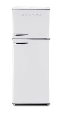 Galanz 10 Cu. Ft. Retro Top-Freezer Refrigerator - GLR10TWEEFR | Réfrigérateur Galanz rétro de 10 pi3 à congélateur supérieur - GLR10TWEEFR | GLR10TWW