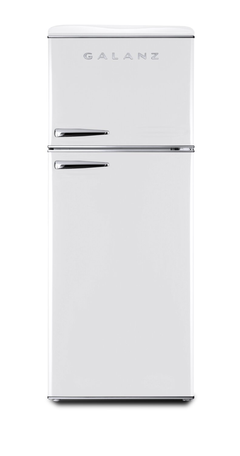 Galanz 10 Cu. Ft. Retro Top-Freezer Refrigerator - GLR10TWEEFR | Réfrigérateur Galanz rétro de 10 pi3 à congélateur supérieur - GLR10TWEEFR | GLR10TWW