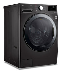 LG 5.2 Cu. Ft. Smart All-in-One Front-Load Washer/Dryer - WM3998HBA - Laundry Centre in Black Steel