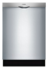 Bosch 300 Series 24" Scoop Handle 2-Rack Dishwasher - SHSM53B55N | Lave-vaisselle encastré Bosch de série 300 avec poignée en retrait et 2 paniers - SHSM53B55N | SHSM5355