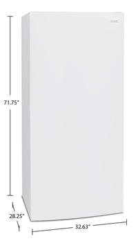 Frigidaire 20 Cu. Ft. Upright Freezer - FFUE2022AW | Congélateur vertical Frigidaire de 20 pi³ - FFUE2022AW | FFUE2022