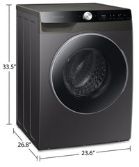 Samsung 2.5 Cu. Ft. Front-Load Washer with Smart Dial - WW25B6900AX/AC | Laveuse Samsung à chargement frontal de 2,5 pi3 avec cadran intelligent - WW25B6900AX/AC | WW25B69G