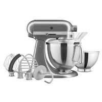 KitchenAid Artisan Series Tilt-Head Stand Mixer with Premium Accessory Pack - KSM195PSMS | Batteur sur socle à tête inclinable KitchenAid de la série Artisan avec trousse d'accessoires de qualité supérieure - KSM195PSMS | KSM9PSMS