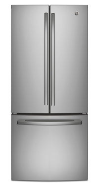 GE 20.8 Cu. Ft. French-Door Refrigerator - GNE21DYRKFS | Réfrigérateur GE de 20,8 pi³ à portes françaises - GNE21DYRKFS | GNE21DYS