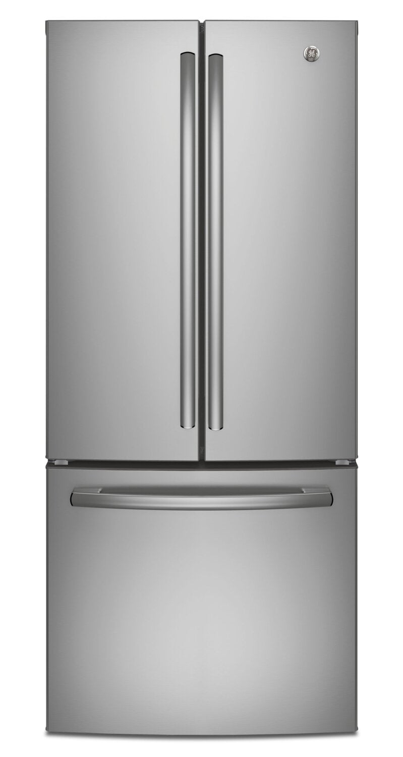 GE 20.8 Cu. Ft. French-Door Refrigerator - GNE21DYRKFS | Réfrigérateur GE de 20,8 pi³ à portes françaises - GNE21DYRKFS | GNE21DYS