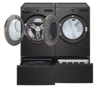 LG 5.8 Cu. Ft. Front-Load Washer and 7.4 Cu. Ft. Electric Dryer with TurboSteam® | Laveuse à chargement frontal 5,8 pi³ et sécheuse électrique 7,4 pi³ avec technologie TurboSteamMD LG | LGFL650B