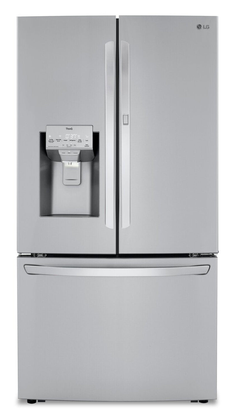 LG 30 Cu. Ft. Smart French-Door Refrigerator with Door-in-Door® - LRFDS3016S - Refrigerator in Smudge Resistant Stainless Steel